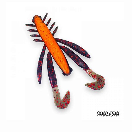 Isca Soft Divoc Craw - Dark - CAMALESMA - 1 UNIDADE