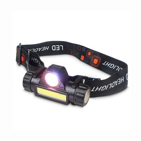 Lanterna de cabeça com farol