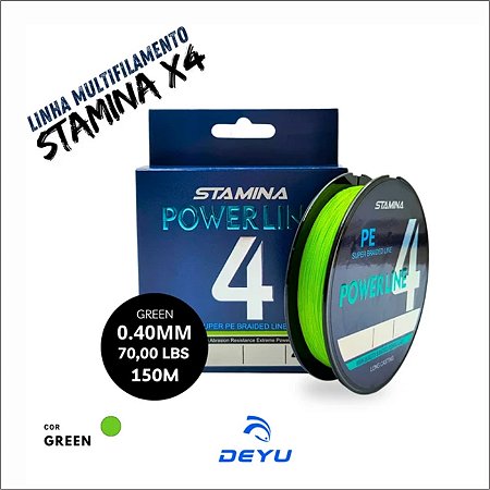 Linha Multifilamento power line stamina - 70lb - 150m