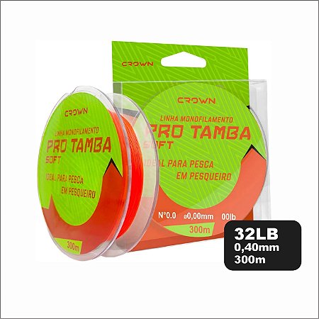 Linha Monofilamento Soft - PRO TAMBA - 0,40mm - 32LB