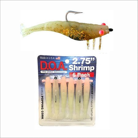 Camrão D.O.A 2.75 - Blister 6 unid. - Dourado