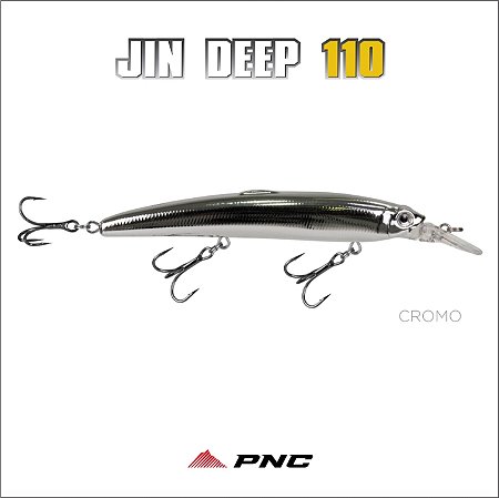 Isca Jin Deep 110 - Cromo - PINNACLE