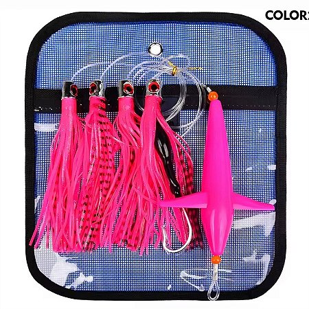 Kit Teaser 18cm - 4 lulas + Voador