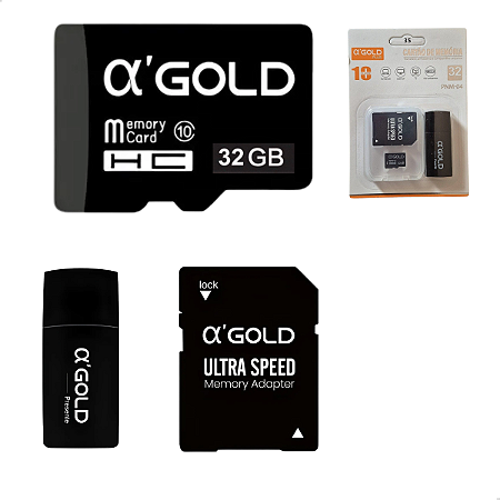 Cartão de Memoria Ultra Class 10 Full Hd Video UHS-I MicroSD 32G Original + Adaptador SD