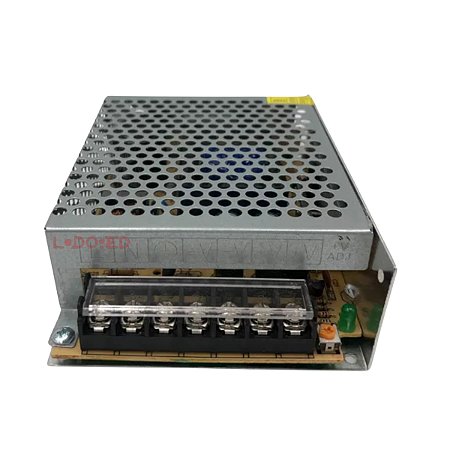 Fonte Chaveada Bivolt Colmeia 5V 10A 60W Proteção Contra Curto-Circuito Ajuste Fino 4.45V - 5V Ideal Para Informática Painéis LED e Automação Industrial