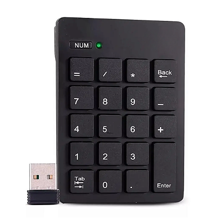 Teclado Numerico Sem Fio USB