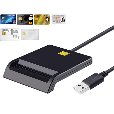 Leitor de Cartão USB 2.0 Smart Card P/ Certificado digital
