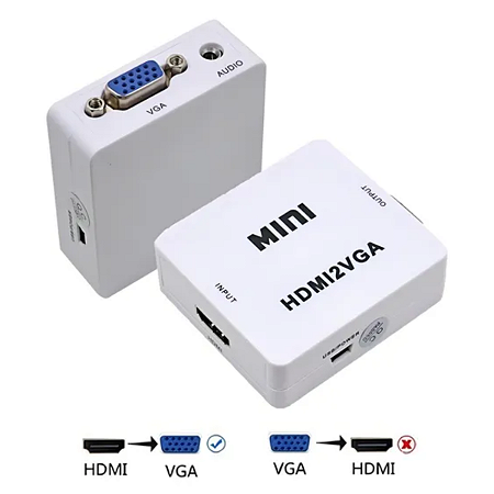 Mini Conversor HDMI para VGA
