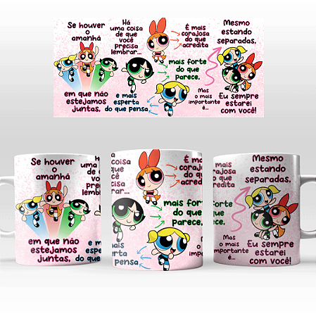 Caneca Personalizada - Meninas Super Poderosas 325ml + Caixinha