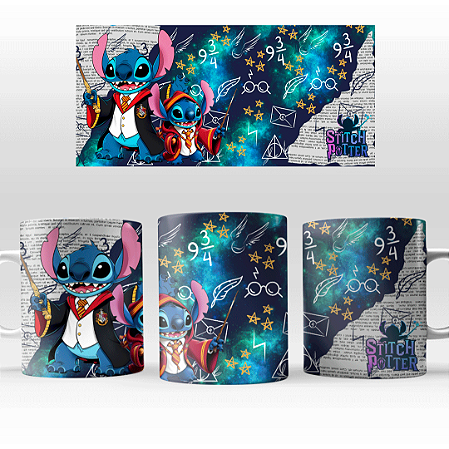 Caneca Personalizada - lilo stitch Harry Potter 325ml + Caixinha