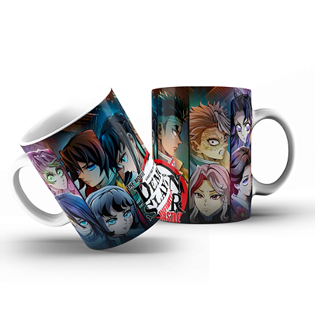 Caneca Personalizada - Demon Slayer 325ml + Caixinha