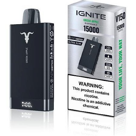 Ignite 15.000 Puffs - Green Apple - V150
