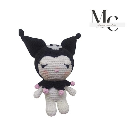kuromi capuz preto turma hello kitty