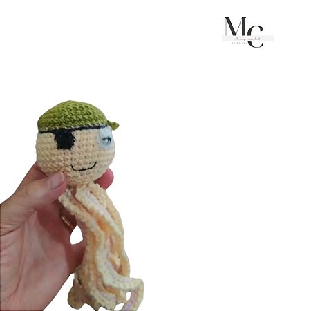 Polvinho Pirata - Crochê