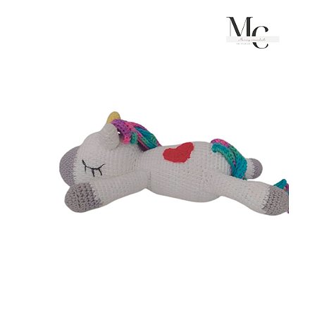Unicórnio Arco - íris - Amigurumi