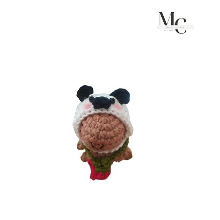 Capivara Pandinha - Amigurumi