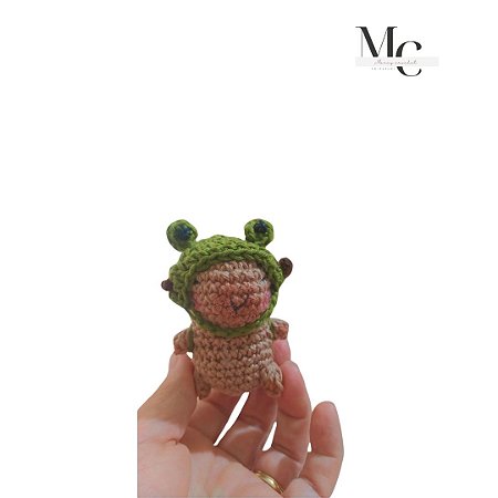 Capivara Sapinho - Amigurumi