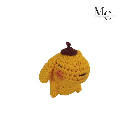 Capivara Pompompurin - Amigurumi