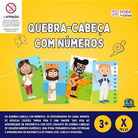 Quebra-cabeça com números