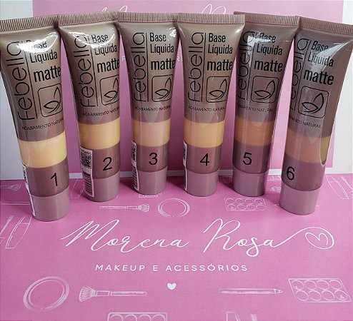 Base Líquida Matte - Febella