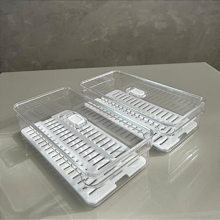 Kit Organizador de Geladeira - 2 Unidades