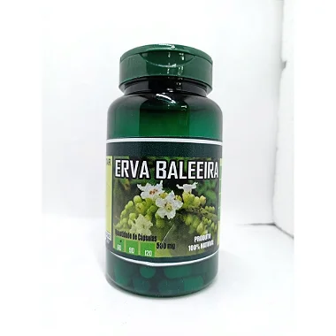 ERVA BALEEIRA 60 CAPSULAS 500 MG 100% PURA FLORA NUTRY