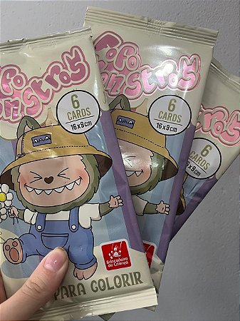CARDS LABUBU 6 UNIDADES