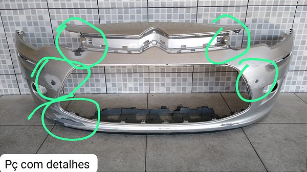 Parachoque Dianteiro Citroen C3 2014 a 2015/Recuperado