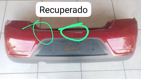 Parachoque Traseiro Chevrolet Onix 2017- 2019/Recuperado