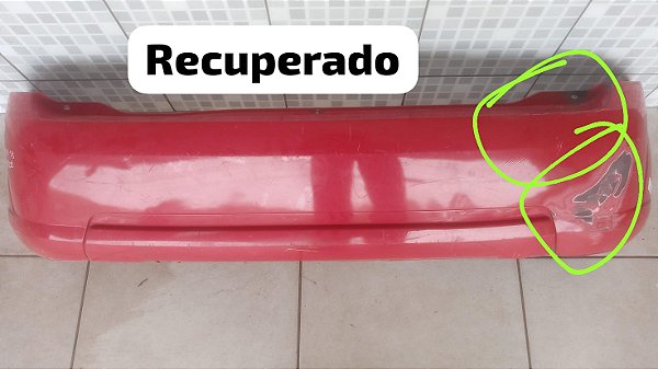 Parachoque Traseiro Ford Fiesta 2012-2013/Recuperado