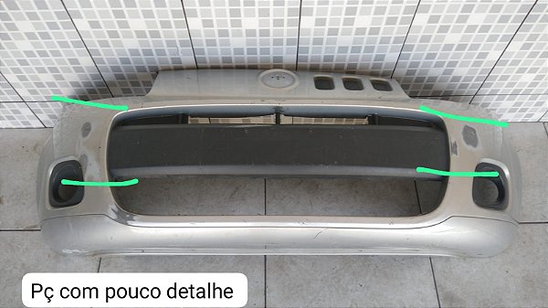 Parachoque Dianteiro Fiat Uno Vivace 2010 a 2015/Recuperado