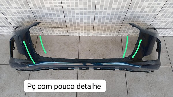 Parachoque Dianteiro Onix plus 2020 a 2021/Recuperada