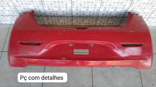 Parachoque traseiro Hyundai HB20 Hatch 2013 2015