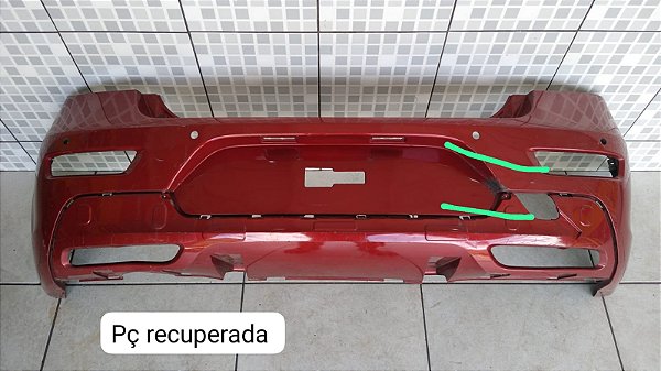Parachoque traseiro Cruze hatch 2012 2014 /Recuperado
