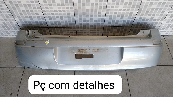 Parachoque traseiro Chevrolet Corsa Hatch 2006 2014