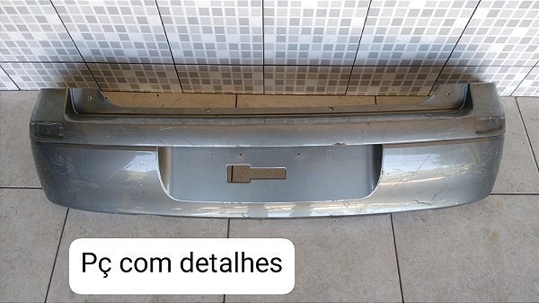 Parachoque traseiro Chevrolet Corsa Hatch 2006 2014