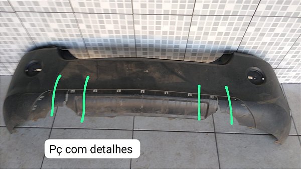 Parachoque traseiro  Chevrolet Captiva 2009 2015