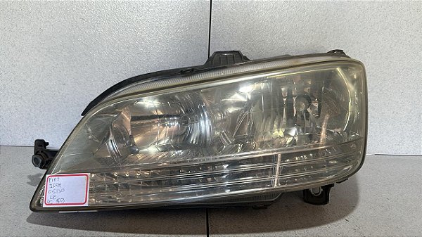 Farol Esquerdo Fiat Idea  2005 á 2010 Cromado