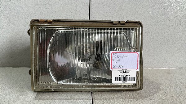 Farol Direito VW Gol/Saveiro 1987 a 1990 (Arteb)