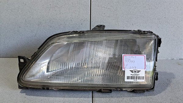 Farol Esquerdo Peugeot 306  1993 a 1997 Valeo