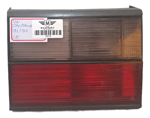 Lanterna Lado Esquerdo Vw Santana 1991 A 1997 Fumê Arteb