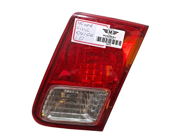 Lanterna Lado Direito Honda Civic 2004 a 2006 Tampa