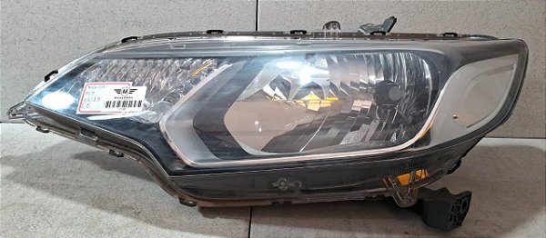 Farol Lado Esquerdo  Honda City 2015 a 2019  (Recuperado)