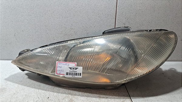 Farol Lado Esquerdo Peugeot 206 2004 a 2011  (Valeo)