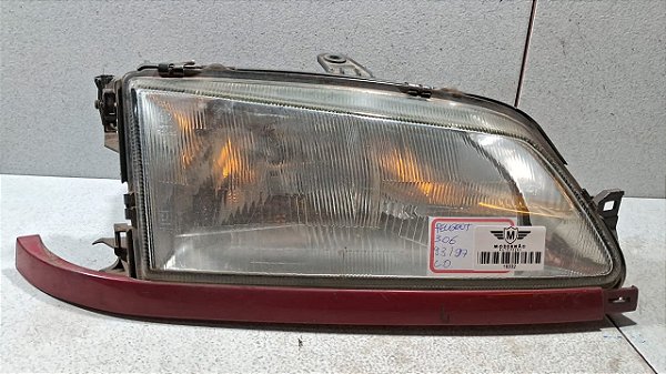 Farol Lado Direito Peugeot 306 - 1993 a 1997  (Valeo)