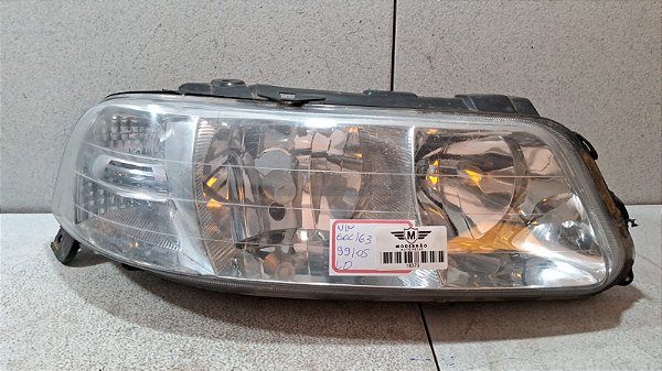Farol Lado Direito  VW Gol G3 1999 a 2005(AL/Foco Duplo)