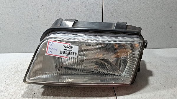 Farol Lado Esquerdo Audi A4  1995 a 1999(Valeo/Foco Simples)