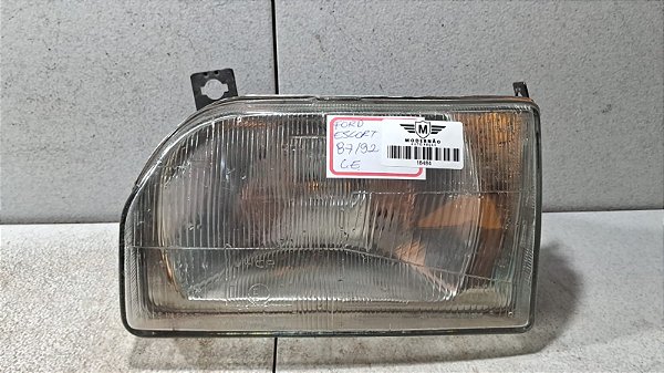 Farol Lado Esquerdo Ford Escort 1987 a 1992 (Paralel)