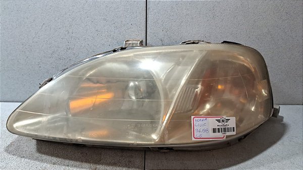Farol Lado Esquerdo Honda Civic 1996 a 1998  (Depo)