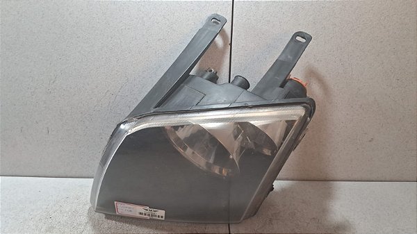Farol Lado Esquerdo Ford Ecosport 2003 a 2008 Mascara Negra